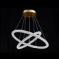 Modern Crystal Circle Chandelier for Restaurants - Pendant Lighting