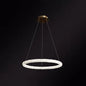 Modern Crystal Circle Chandelier for Restaurants - Pendant Lighting