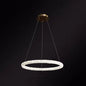 Modern Crystal Circle Chandelier for Restaurants - Pendant Lighting