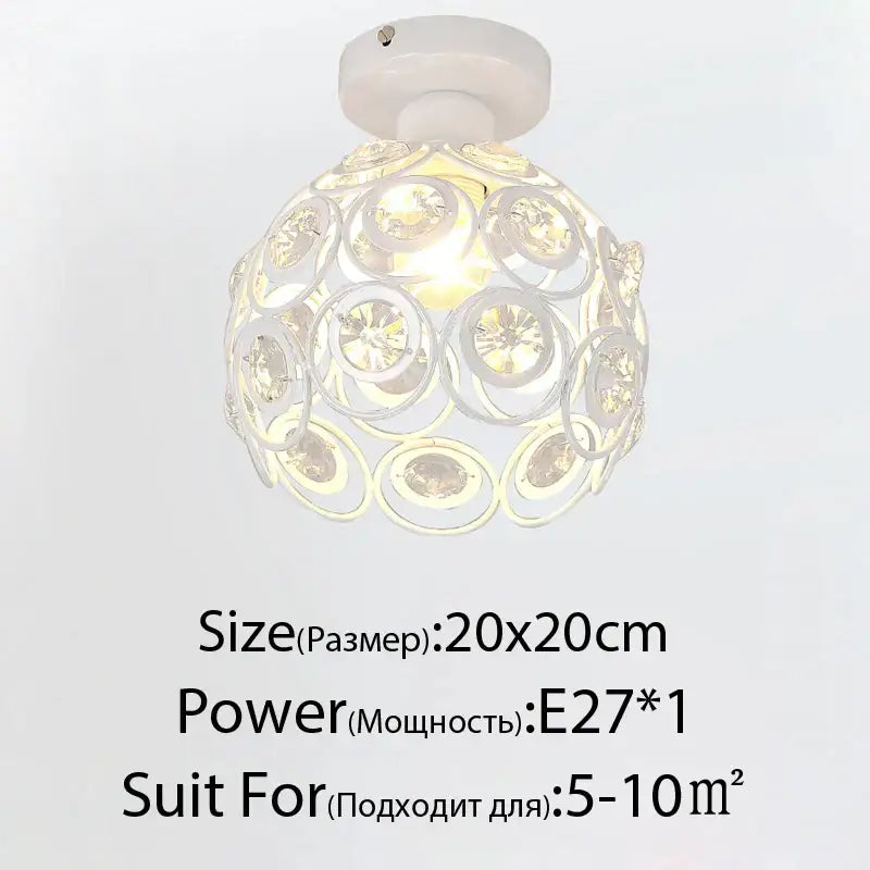 Modern crystal glass nordic led chandelier with frosted white base and clear glass crystals for dining room decorbites crystal glass