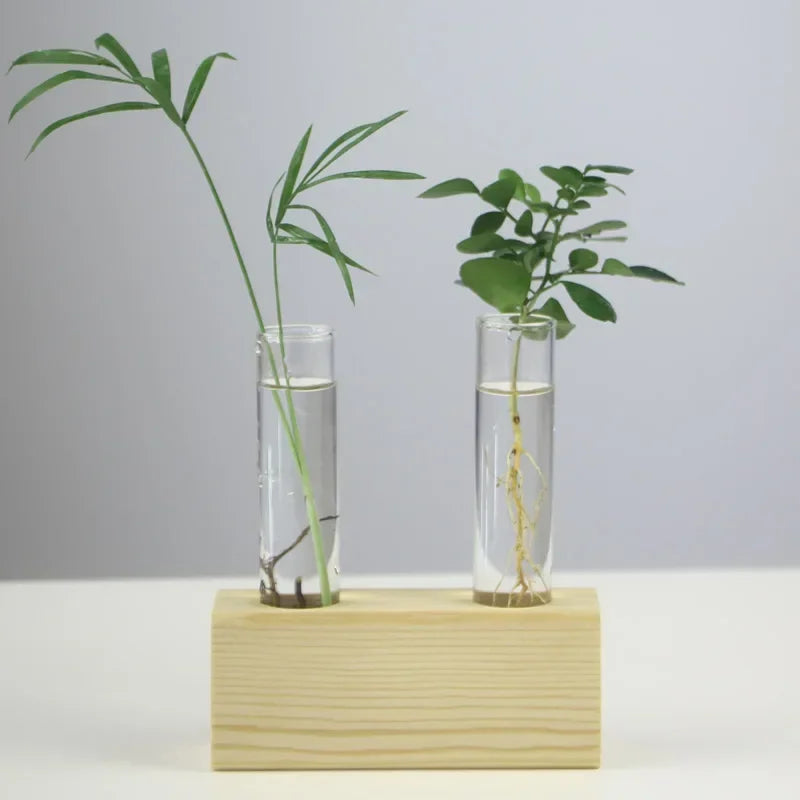 Modern Crystal Glass Test Tube Vase - Vase