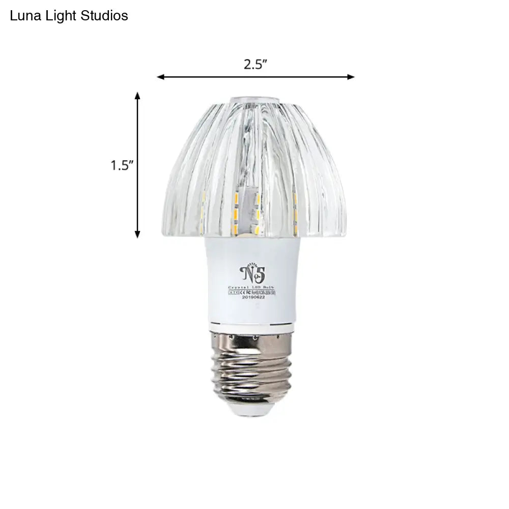 DecorBites™ DecorBites™ Modern Crystal LED Flush Mount Bowl Ceiling Light for Aisles