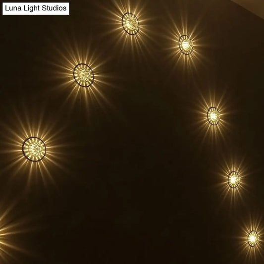 DecorBites™ DecorBites™ Modern Crystal LED Flush Mount Bowl Ceiling Light for Aisles