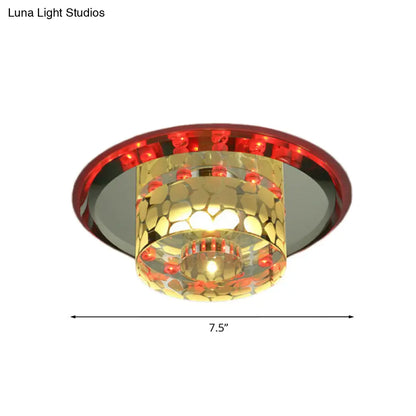 DecorBites™ DecorBites™ Modern Crystal LED Flushmount Ceiling Light for Living Room