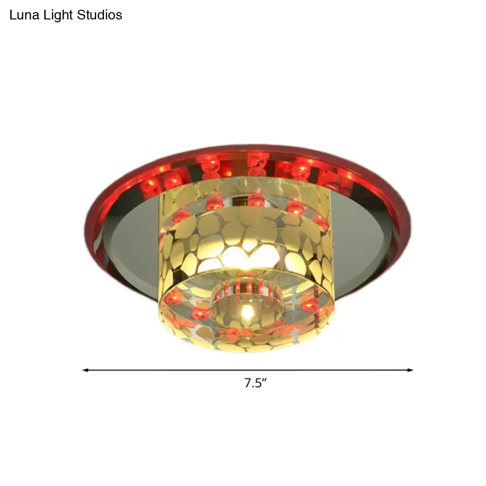 DecorBites™ DecorBites™ Modern Crystal LED Flushmount Ceiling Light for Living Room