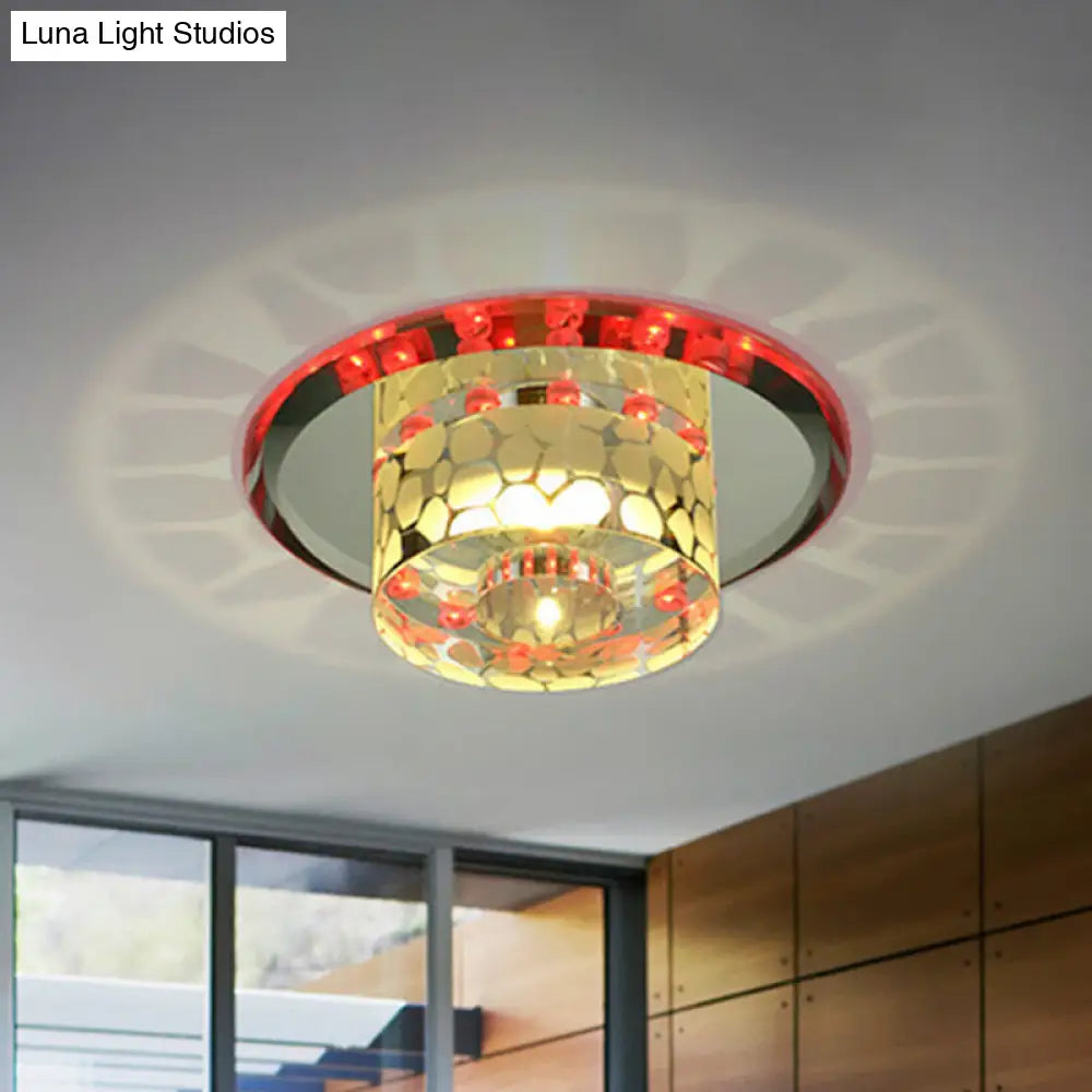 DecorBites™ DecorBites™ Modern Crystal LED Flushmount Ceiling Light for Living Room