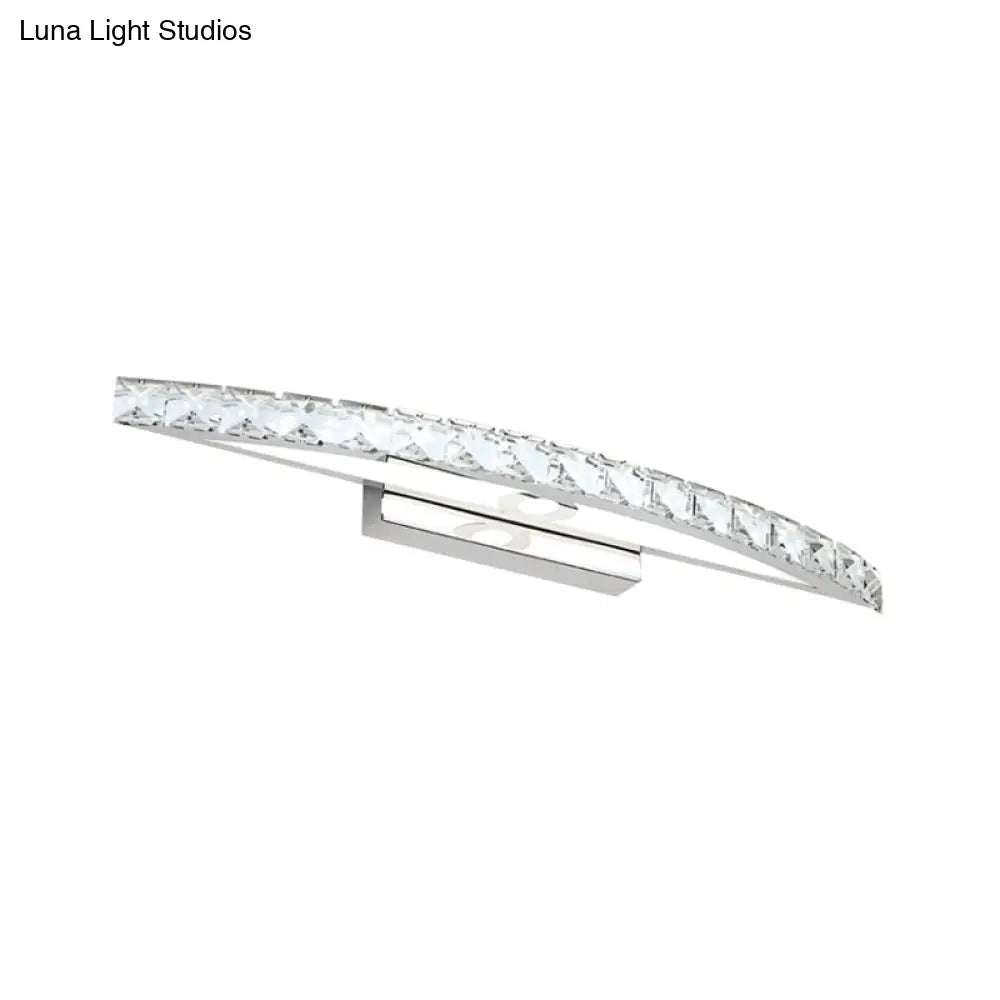 DecorBites™ DecorBites™ Modern Crystal LED Vanity Light for Bathroom Wall Mounting - Warm/White Light