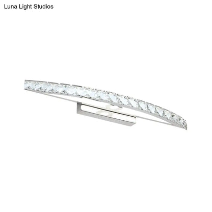 DecorBites™ DecorBites™ Modern Crystal LED Vanity Light for Bathroom Wall Mounting - Warm/White Light