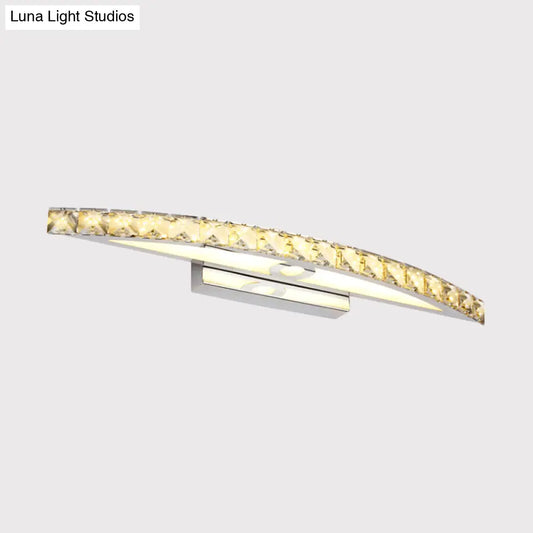 DecorBites™ DecorBites™ Modern Crystal LED Vanity Light for Bathroom Wall Mounting - Warm/White Light