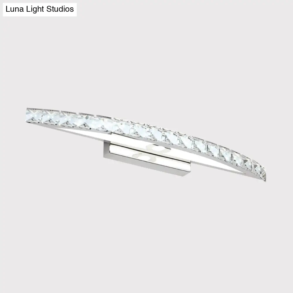 DecorBites™ DecorBites™ Modern Crystal LED Vanity Light for Bathroom Wall Mounting - Warm/White Light