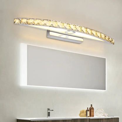 DecorBites™ DecorBites™ Modern Crystal LED Vanity Light for Bathroom Wall Mounting - Warm/White Light