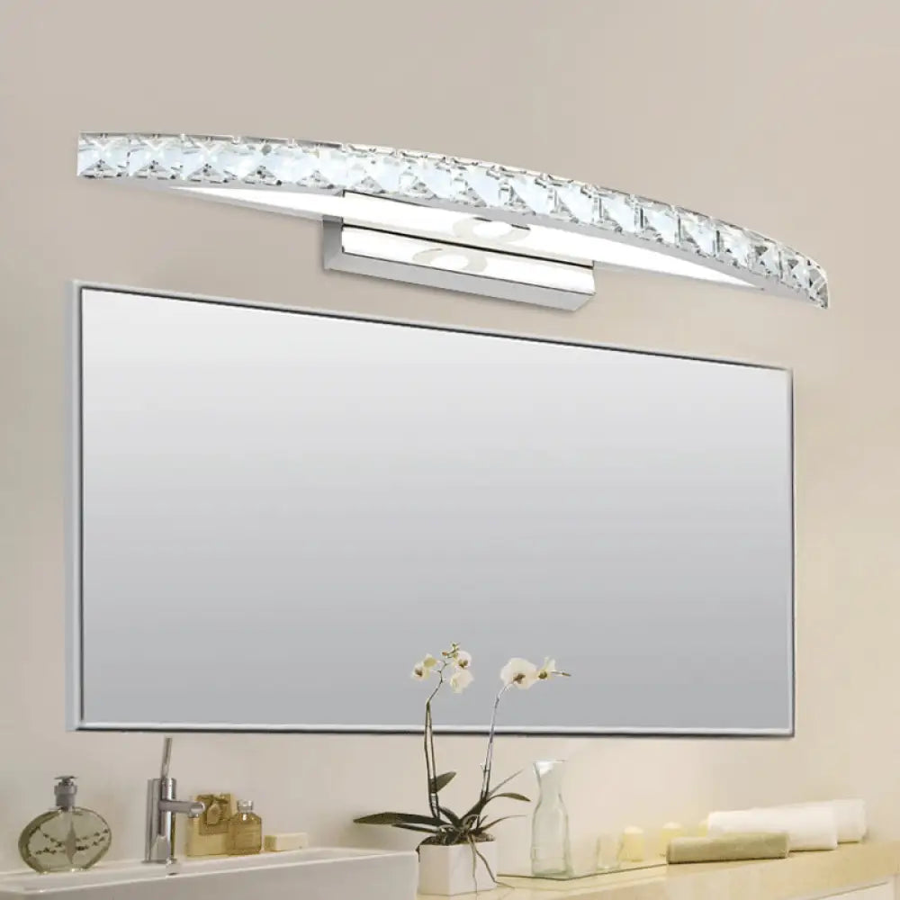 DecorBites™ DecorBites™ Modern Crystal LED Vanity Light for Bathroom Wall Mounting - Warm/White Light