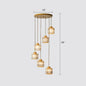 Modern Crystal Pendant Chandelier - Cylindrical Shape, Prismatic Crystals, Multi-Light Design