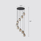 Modern Crystal Pendant Chandelier - Cylindrical Shape, Prismatic Crystals, Multi-Light Design