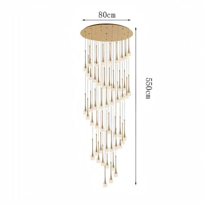 Modern Crystal Pendant Light With Adjustable Height - Decorbites
