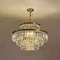 Modern Crystal Prism Pendant Light for Living Room