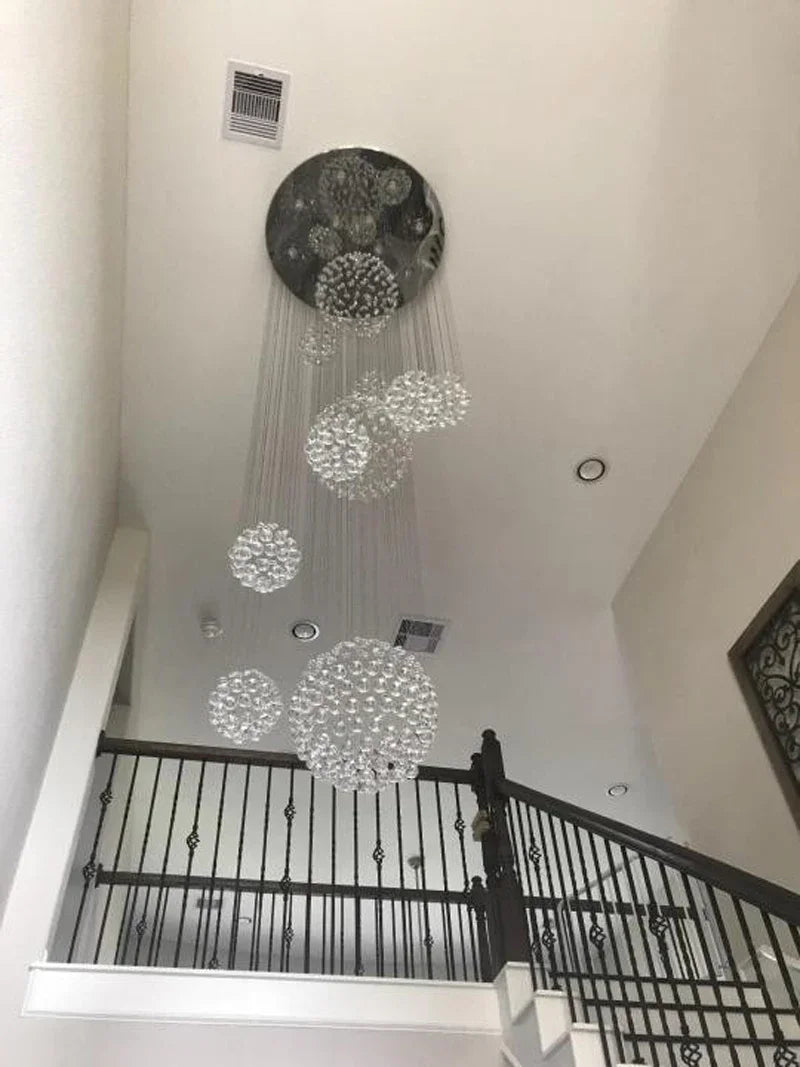 Modern Crystal Raindrop Chandelier - 13 Lights - Chandelier