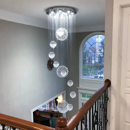 Modern Crystal Raindrop Chandelier - 13 Lights - Chandelier