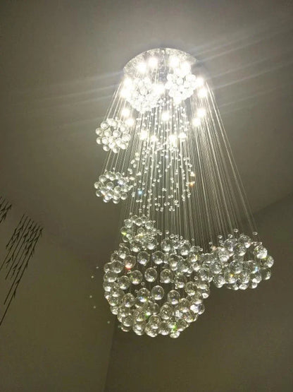 Modern Crystal Raindrop Chandelier - 13 Lights - Chandelier