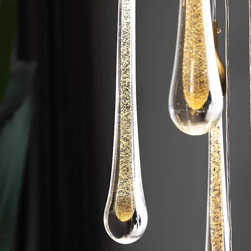 Modern Crystal Staircase Chandelier Pendant Light - Decorbites