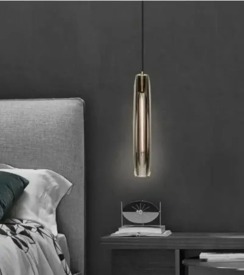 A sleek crystal tulip chandelier pendant light with brushed gold finish and transparent glass for bedroom decorbites crystal tulip