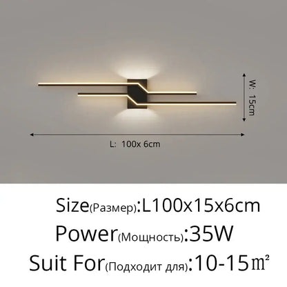 Modern curved gold led wall lamp with sleek black metal frame and warm decorbites led wall lighting for bedroom decor