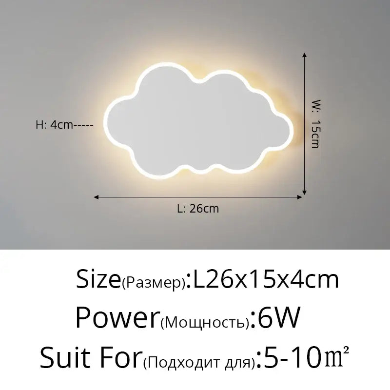 Modern curved white led wall sconces shaped like a soft cloud with glowing edges for bedroom lighting by decorbites led wall