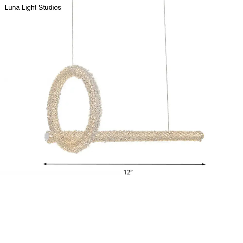 Modern cut crystal brass ceiling light pendant with textured champagne gold finish suitable for 110v-120v use