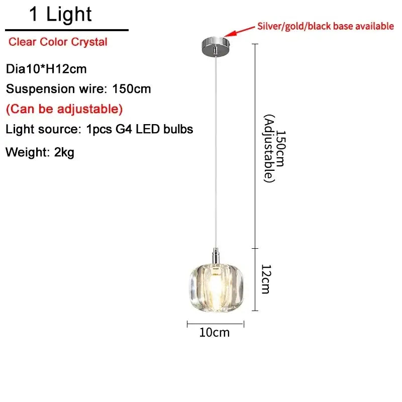 A clear faceted spherical crystal led chandelier with a silver gold black base for modern decorbites crystal lighting