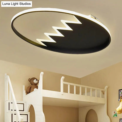 DecorBites™ DecorBites™ Modern Eggshell Ceiling Mount Light: Stylish Metal Lamp for Child Bedroom