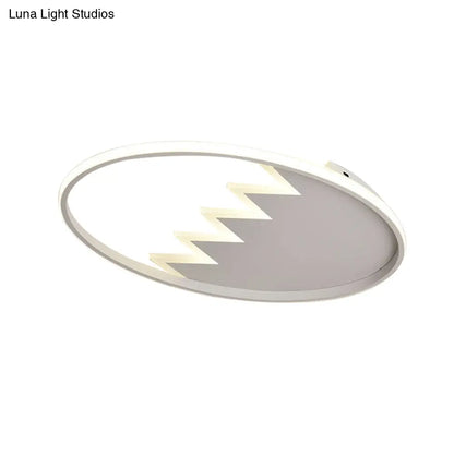 DecorBites™ DecorBites™ Modern Eggshell Ceiling Mount Light: Stylish Metal Lamp for Child Bedroom