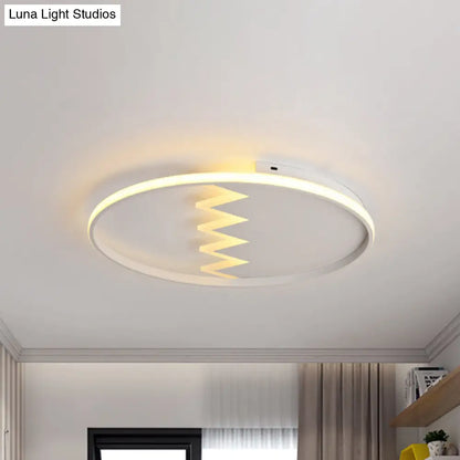 DecorBites™ DecorBites™ Modern Eggshell Ceiling Mount Light: Stylish Metal Lamp for Child Bedroom