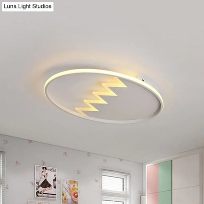 DecorBites™ DecorBites™ Modern Eggshell Ceiling Mount Light: Stylish Metal Lamp for Child Bedroom
