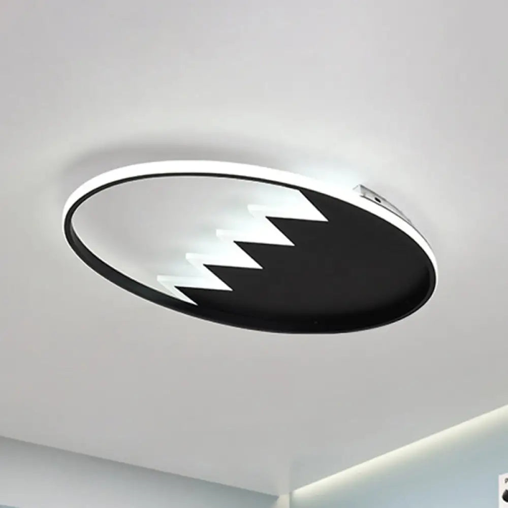 DecorBites™ DecorBites™ Modern Eggshell Ceiling Mount Light: Stylish Metal Lamp for Child Bedroom