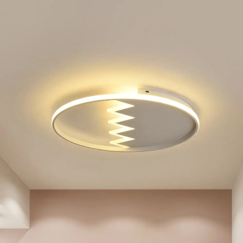 DecorBites™ DecorBites™ Modern Eggshell Ceiling Mount Light: Stylish Metal Lamp for Child Bedroom
