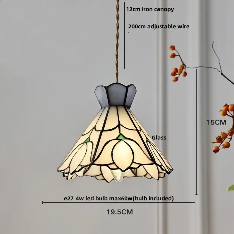 Modern flower white and amber clear glass led pendant light with cream stained glass and iron canopy for dining room decorbites clear glass pendant lights
