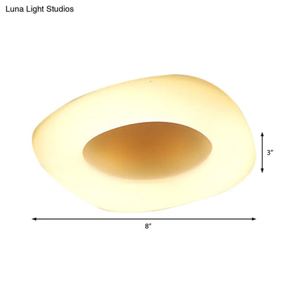 DecorBites™ DecorBites™ Modern Flush Ceiling Light: Circle/Square Acrylic LED Lamp for Porch and Bathroom