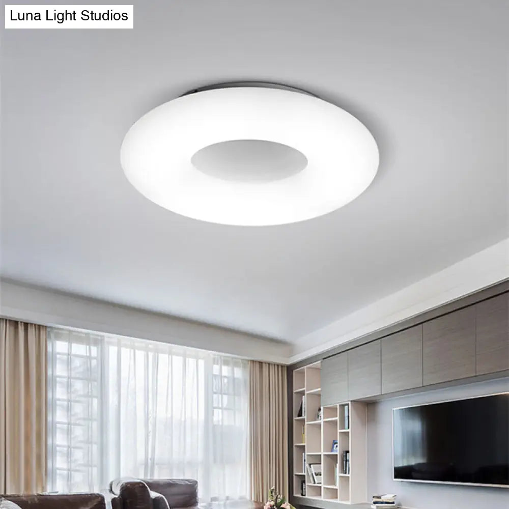 DecorBites™ DecorBites™ Modern Flush Ceiling Light: Circle/Square Acrylic LED Lamp for Porch and Bathroom