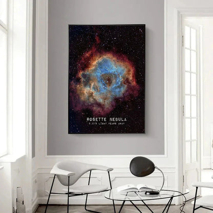 Modern Galaxy Canvas Art Prints for Home - Posters
