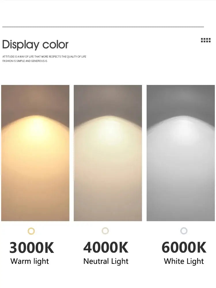 Modern geometric black metal decorbites geometric led ceiling lamp showing 3000k warm 4000k neutral and 6000k white light options