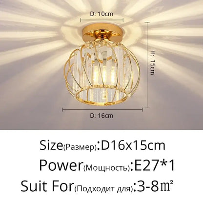 Modern geometric gold and black crystal glass led chandelier with spherical cage design and e27 bulb socket for living room decorbites crystal glass