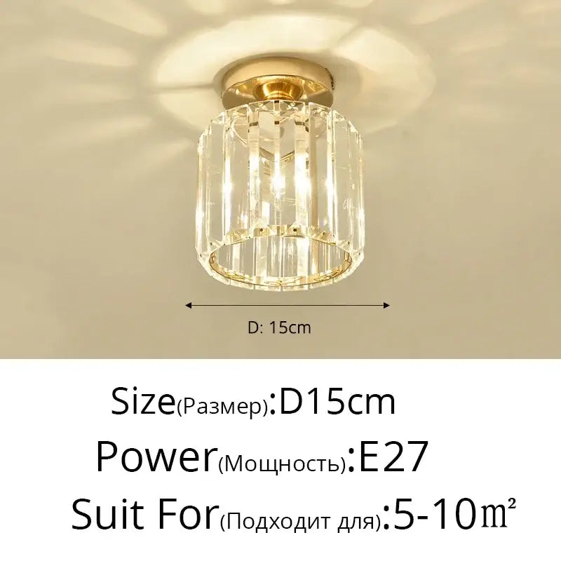 Modern geometric gold and black crystal glass led chandelier with faceted panels for living room decorbites crystal glass
