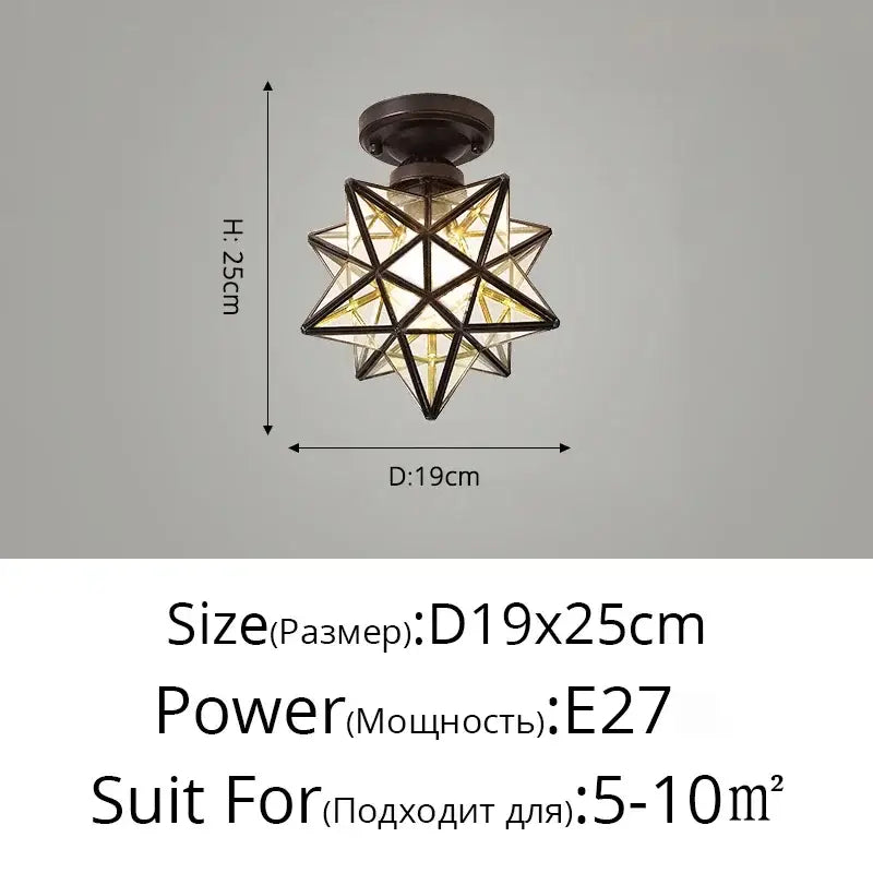 Modern geometric gold and black crystal glass led chandelier with dark bronze star-shaped frame for living room decorbites crystal glass