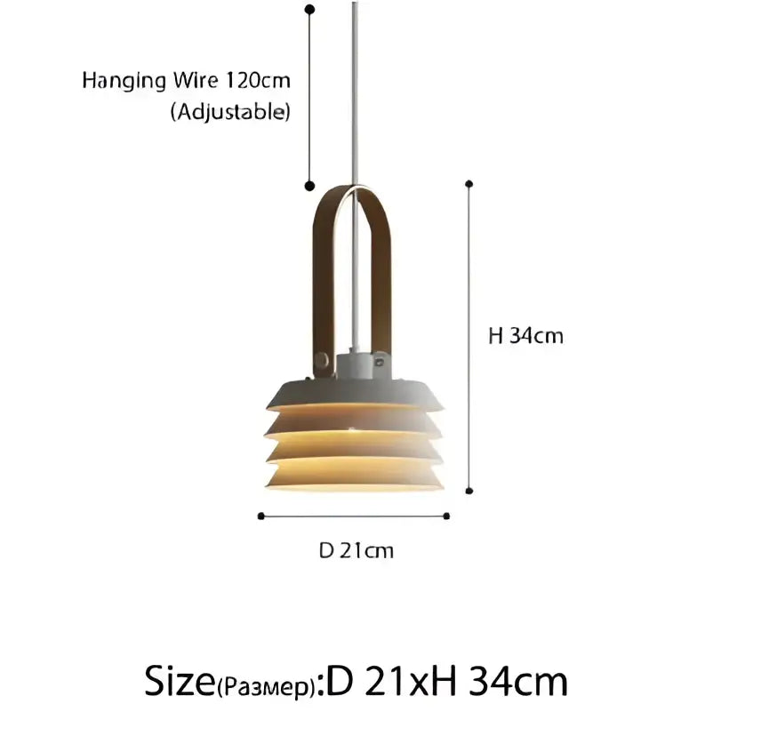 Modern geometric iron table lamp with a warm-toned wooden pendant shade and sleek metal frame from decorbites geometric iron collection