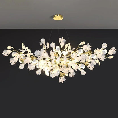 Modern Ginkgo Leaf LED Chandelier Dining Room Lighting - Chandelier