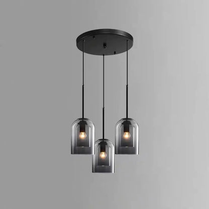 Modern Glass Bell Pendant Lamp for Stylish Bedroom Ceiling