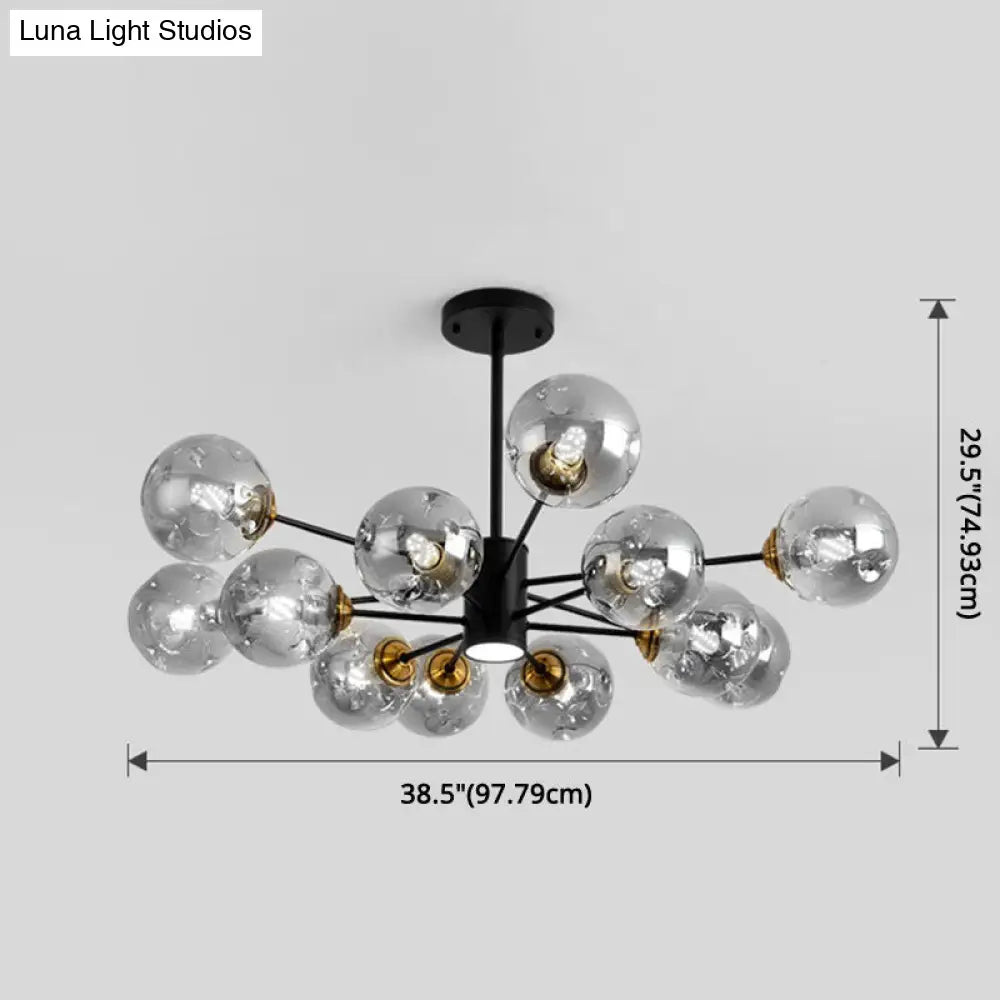 Modern Glass Bubble Chandelier Pendant Lights for Bedrooms