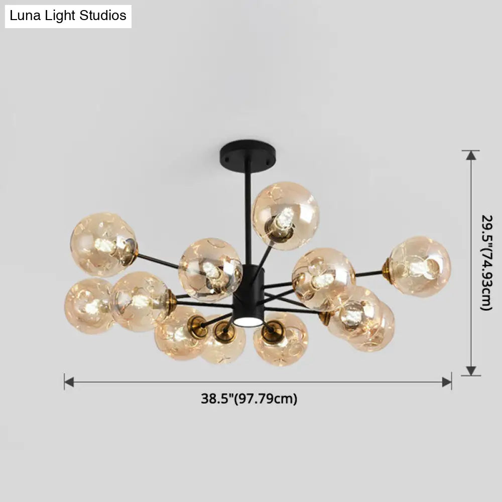 Modern Glass Bubble Chandelier Pendant Lights for Bedrooms