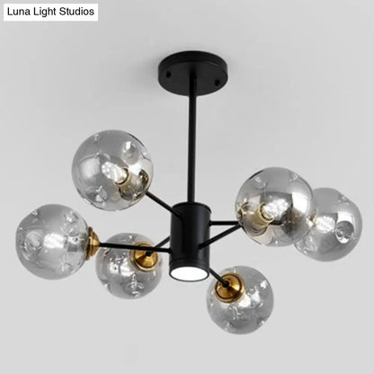 Modern Glass Bubble Chandelier Pendant Lights for Bedrooms