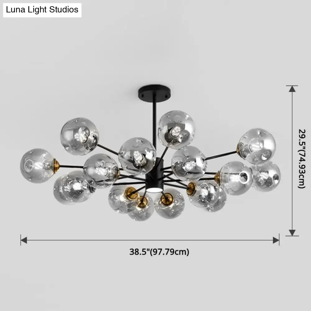 Modern Glass Bubble Chandelier Pendant Lights for Bedrooms